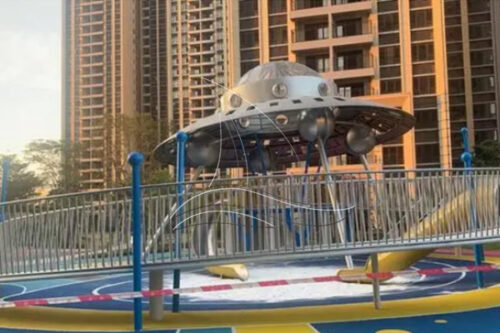 Alien Spaceship Shaped Stainless Steel Slides
