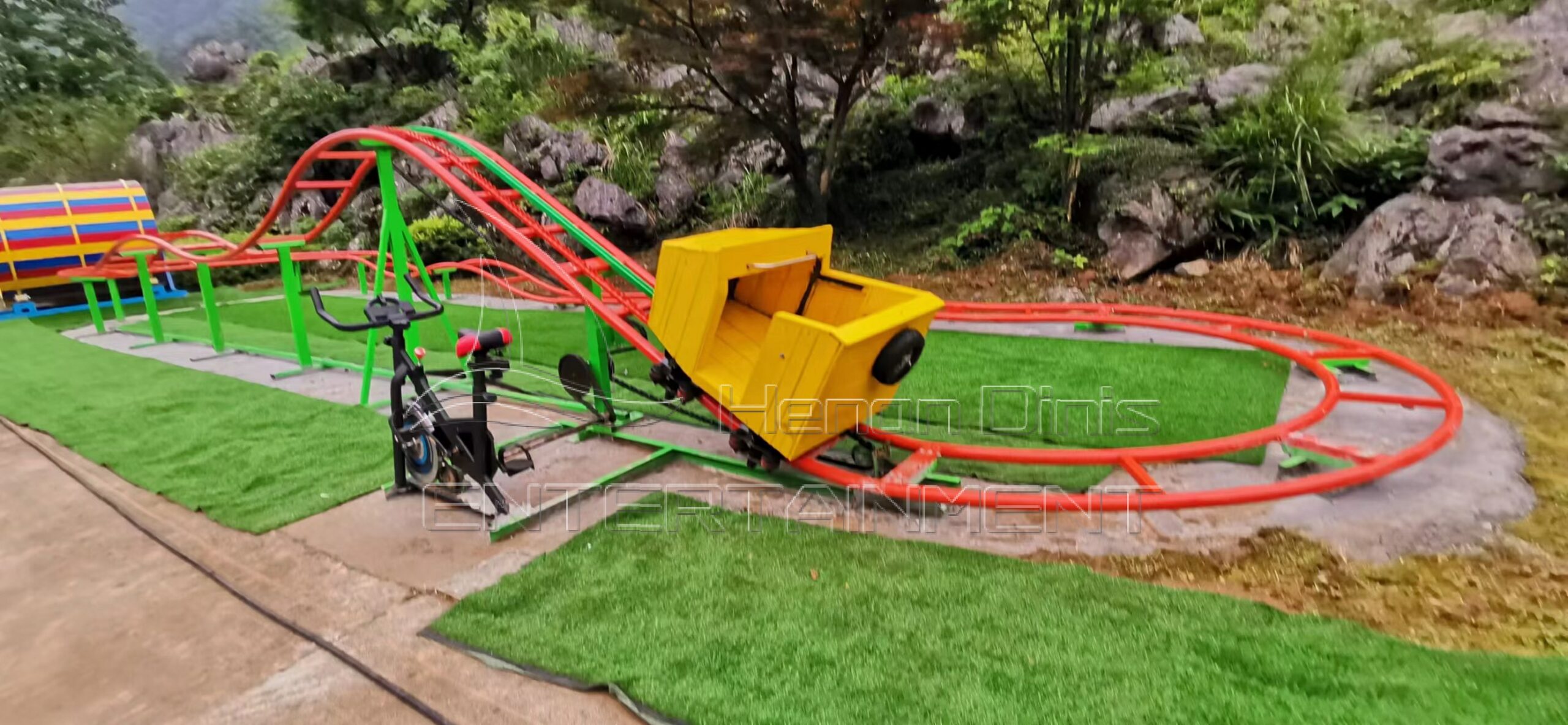 unpowered Pedal Roller Coaster Rideparentchild project