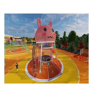 Rabbit bouncy trampoline
