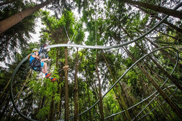 aerial ropeslide