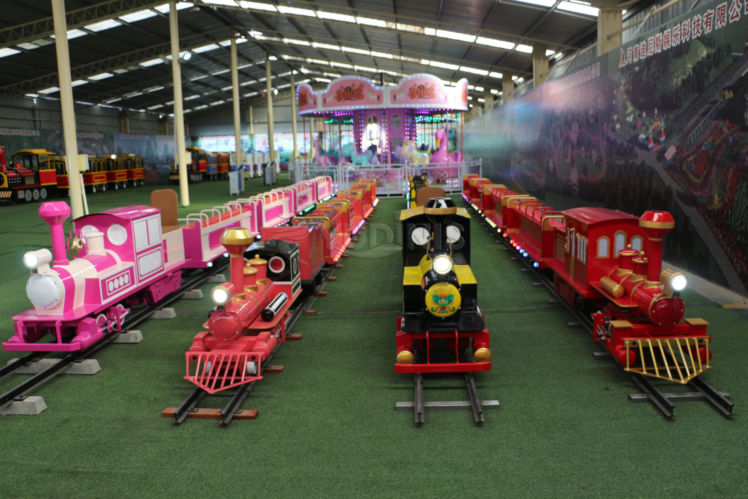 Kiddie mall train for sale kids amusement train source supplier