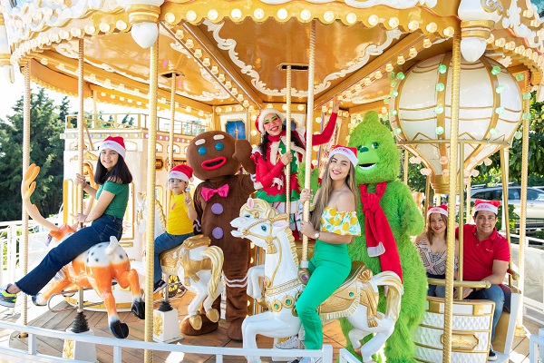 medium outdoor carousel ride for family entertainment center
