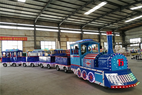trackless train for city park