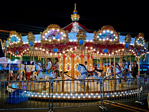 36 seat carousel in family park