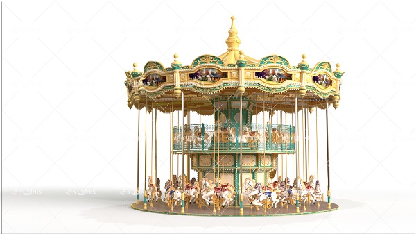 48 Seat Double Decker Carousel Factory