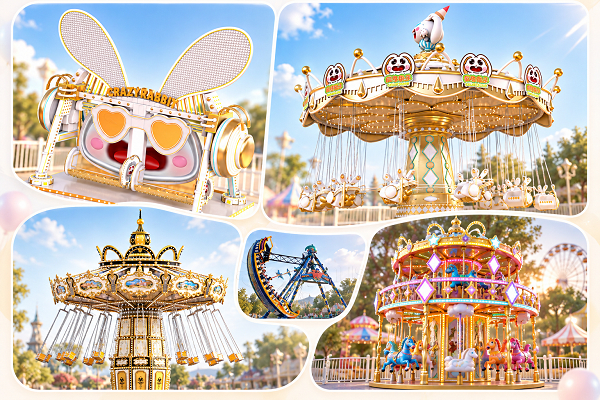 Customized Family Entertainment Park Equipment Package