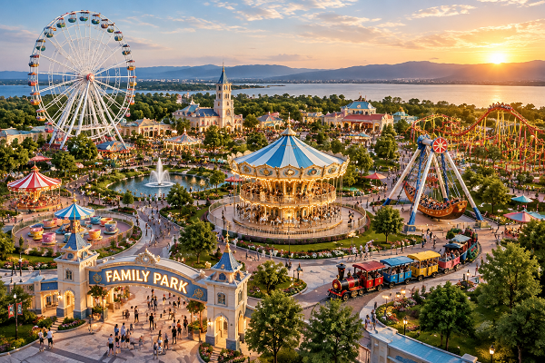 Family Entertainment Park CAD Layout Design