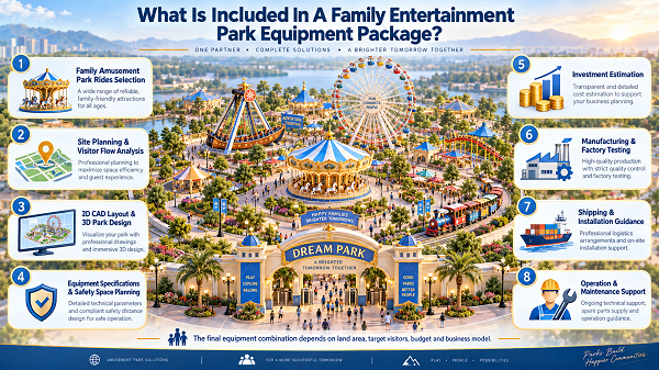 Family Entertainment Park Equipment Package for Commercial Parks