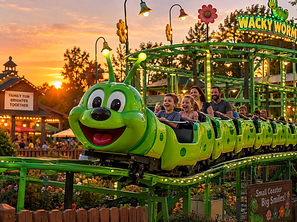 wacky worm roller coaster project in the USA